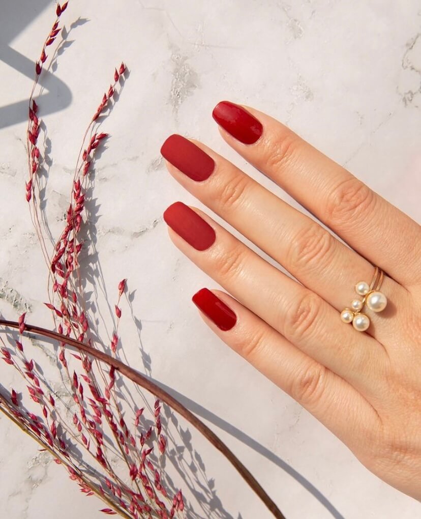 wedding classic red nails ideas manicure