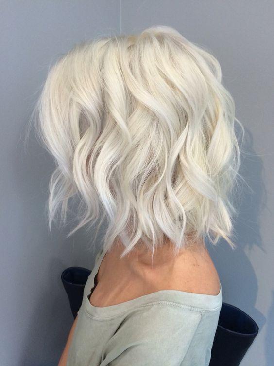 haircut short blonde curls celebrity hairstyle