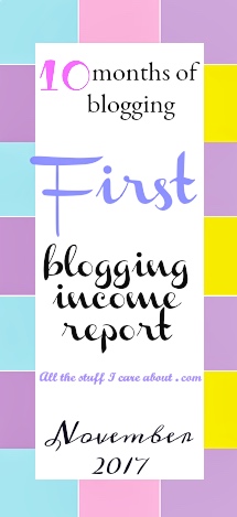 first blogging income report