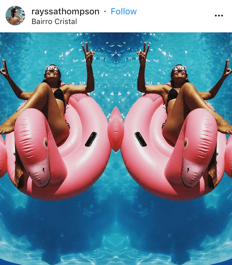 floatie in the pool inspiration