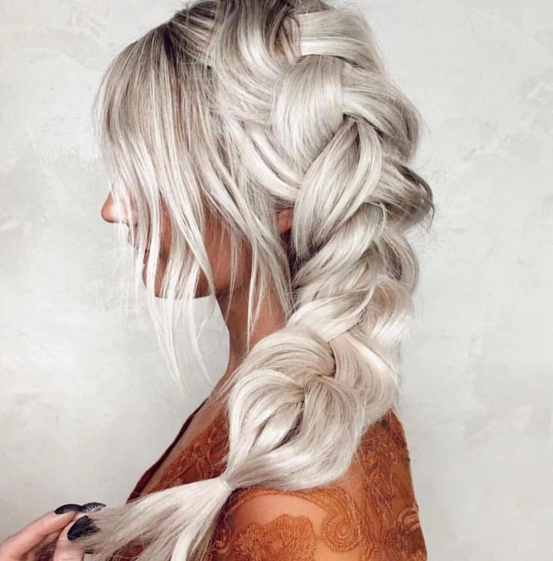 blonde hairstyle braid white grilling hair ideas Inso