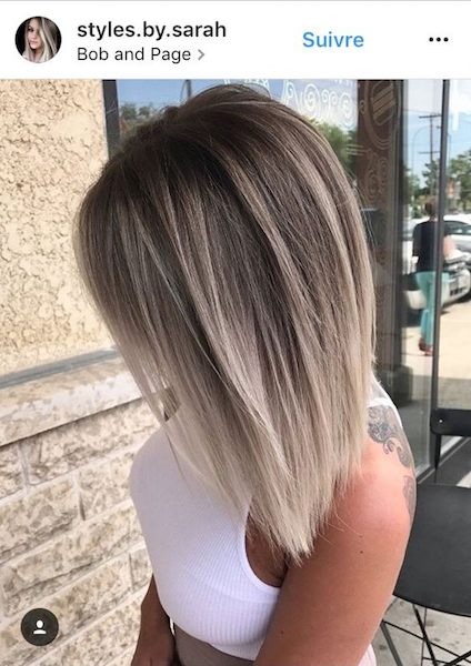 Ideas to go blonde - short icy ombre 