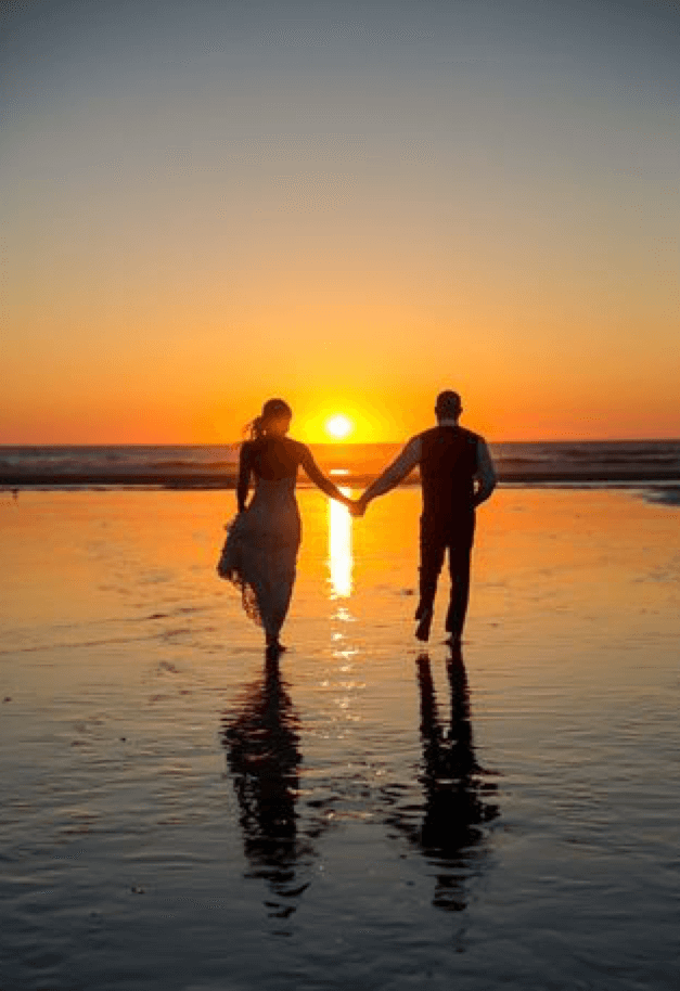 relationship goals sunset photoshoot