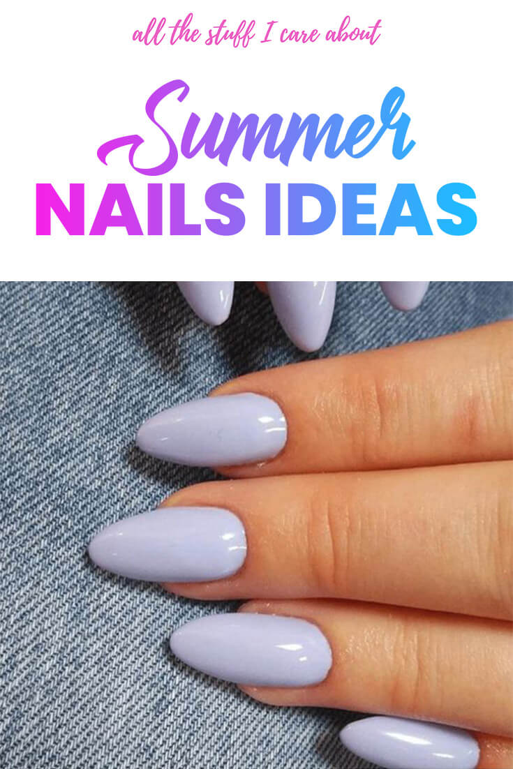 Summer nails ideas | allthestufficareabout.com Summer Nail Designs, summer nails,nude nails, pink nails, acrylic nails, coffin nails, square nails, nail design, simple matte nail design, glitter nails, shellac nail, nail polish, color nail design, glitter nail design, classy nails, almond nails, round nails, short nails, long nails, burgundy nails, white nails, nail art, nail ideas, long nails, elegant nail art, sparkly nail art, summer pedicure, coffin nails, christmas nails #nails #manicure #summernails