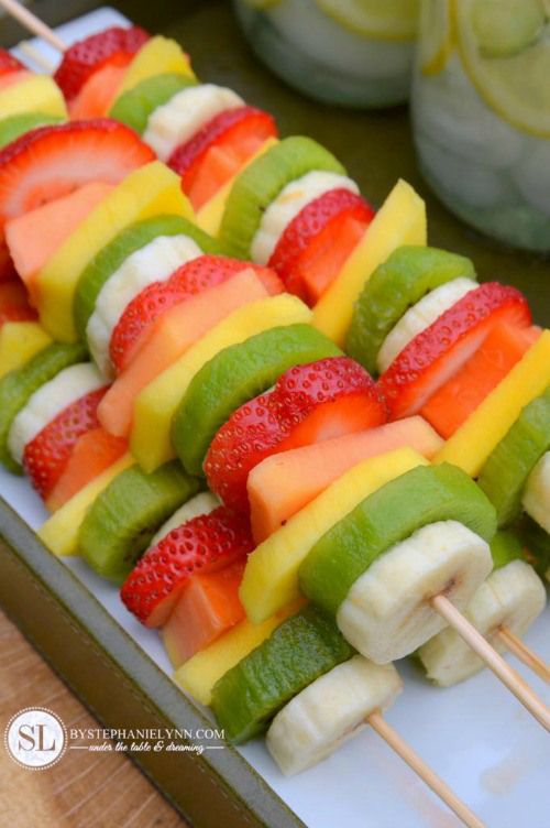Barbecue Party fruit scewer