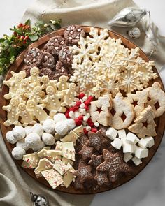 Holiday cookie board