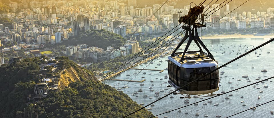 pao de acucar cable car rio de janeiro brazil